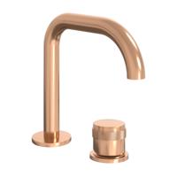 Blaufoss Pavilion Flat wastafelkraan Brushed Rosegold