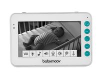 Video-babyfoon 360° BABYMOOV Yoo-Moov wit - thumbnail