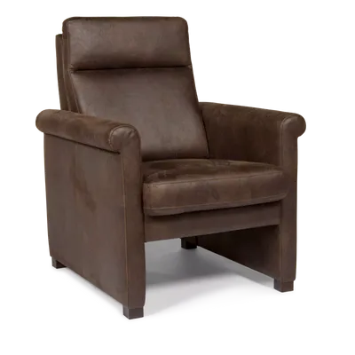 Fauteuil (hoog) Newport (showmodel) - Texas Donkerbruin