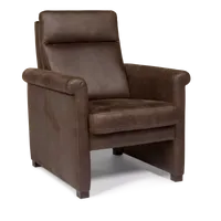 Fauteuil (hoog) Newport (showmodel) - Texas Donkerbruin - thumbnail