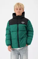 Black Bananas Peek Puffer Jas Kids Groen - Maat 128 - Kleur: Groen | Soccerfanshop