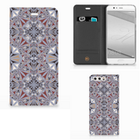 Huawei P10 Plus Standcase Flower Tiles