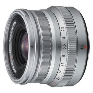 Fujifilm XF 16mm f/2.8 R WR objectief Zilver