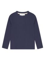 TRUSSARDI JUNIOR sweat en coton à détail de logo - Bleu - thumbnail