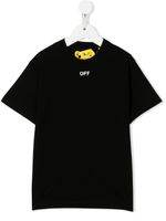 Off-White Kids t-shirt à logo imprimé - Noir