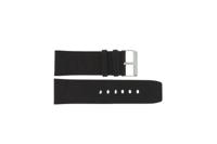 Horlogeband Universeel 446.02.28 Leder Donkerbruin 28mm