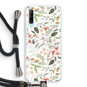 Sweet little flowers: Huawei P Smart Pro Transparant Hoesje met koord