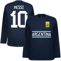 Argentinië Messi 10 Team Longsleeve Shirt