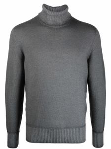 Drumohr pull en laine à col roulé - Gris