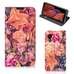 Samsung Galaxy Xcover 5 Smart Cover Bosje Bloemen