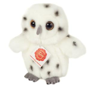 Knuffeldier Sneeuwuil - zachte pluche stof - premium kwaliteit knuffels - wit - 16 cm - vogels