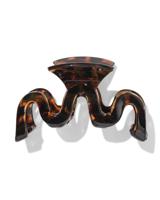 HEMA Haarklem 9cm swirl tortoise