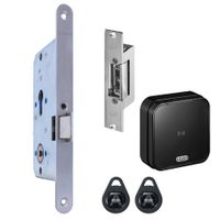 JNF Comfort loopslot din rechts inclusief elektrische sluitplaat en wandlezer opbouw