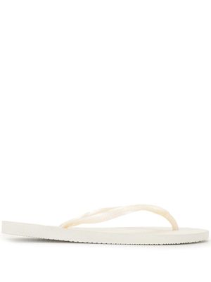 Havaianas tongs texturées Slim - Blanc