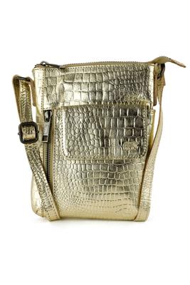 Bear Design Schoudertasje Rija Champagne Croco