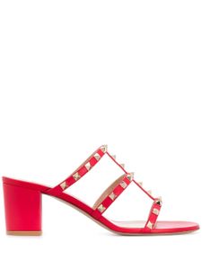 Valentino Garavani sandales Rockstud - Rouge