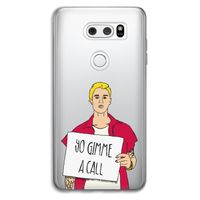 Gimme a call: LG V30 Transparant Hoesje