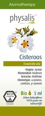 Physalis Aromatherapy Essentiële Oliën Cisteroos Olie 5ml