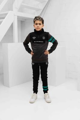 Black Bananas Limit V2 Trainingspak Kids Zwart - Maat 140 - Kleur: DonkergrijsZwart | Soccerfanshop