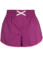 Marchesa Notte short Althea à taille haute - Violet