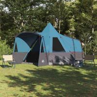Teepee Tent 8-Persoon met dak Blauw 720 x 465 x 295 cm