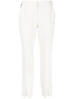 Karl Lagerfeld pantalon droit à bande logo - Blanc - thumbnail