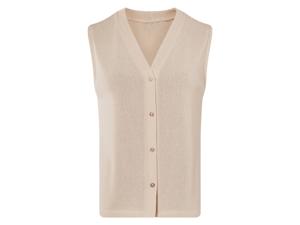 esmara Gebreid dames vest (Beige, S (36/38))