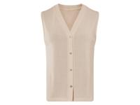 esmara Gebreid dames vest (Beige, S (36/38))