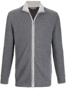 N.Peal cardigan zippé en cachemire - Gris