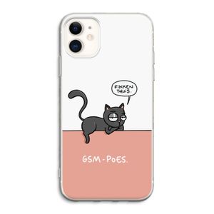GSM poes: iPhone 11 Transparant Hoesje