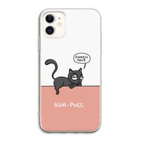 GSM poes: iPhone 11 Transparant Hoesje GSM poes: iPhone 11 Transparant Hoesje