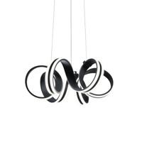 Trio Design hanglamp Carrera Ø 55cm antraciet 325010132