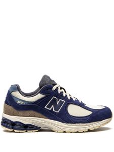 New Balance baskets en daim à patch logo - Bleu