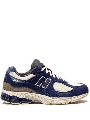 New Balance baskets en daim à patch logo - Bleu