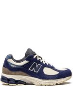 New Balance baskets en daim à patch logo - Bleu - thumbnail