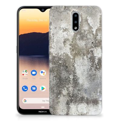 Nokia 2.3 | TPU | Siliconen hoesje | Beton Print