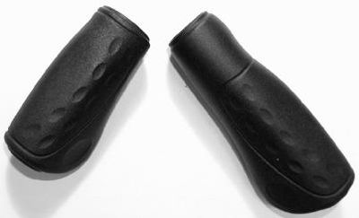 Westphal fiets handvat #436 softgrip 92/122mm - zwart