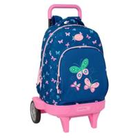 Schoolrugzak met Wielen BlackFit8 Mariposas Multicolour 33 x 45 x 22 cm Vlinders