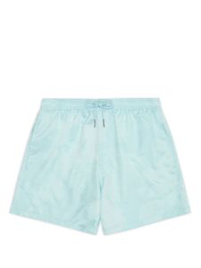 Armani Exchange short à logo en jacquard - Bleu