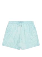 Armani Exchange short à logo en jacquard - Bleu - thumbnail