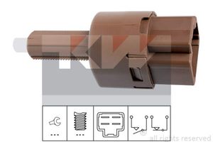 Kw Koppelingbedieningsschakelaar (motor) / Remlichtschakelaar 510 276