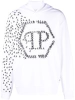 Philipp Plein hoodie Skull and Bones en coton - Blanc - thumbnail