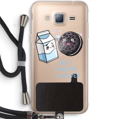 Best Friend Forever: Samsung Galaxy J3 (2016) Transparant Hoesje met koord