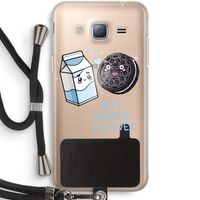 Best Friend Forever: Samsung Galaxy J3 (2016) Transparant Hoesje met koord