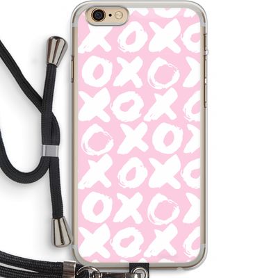 XOXO: iPhone 6 PLUS / 6S PLUS Transparant Hoesje met koord
