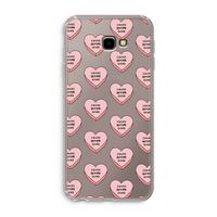 Chicks before dicks: Samsung Galaxy J4 Plus Transparant Hoesje