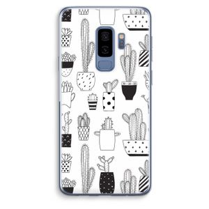 Cactusmotief: Samsung Galaxy S9 Plus Transparant Hoesje