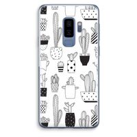 Cactusmotief: Samsung Galaxy S9 Plus Transparant Hoesje