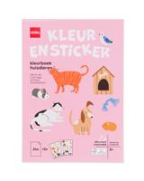 HEMA Kleurboek Met Stickers Huisdieren 3+