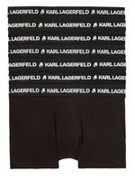 Karl Lagerfeld lot de sept boxers à taille à logo - Noir - thumbnail